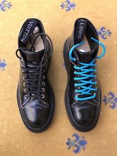 LOUIS VUITTON SHOES LACE-UP BOOTS 38 BLACK SUEDE LACE BOOTS ref.340928 -  Joli Closet