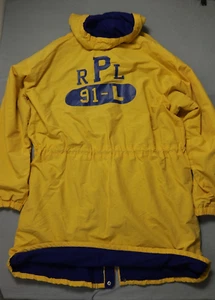 Chaqueta De Colección Polo Ralph Lauren Artículos Deportivos Estadio Para Hombre Grande Amarilla 1991 - Imagen 1 de 13