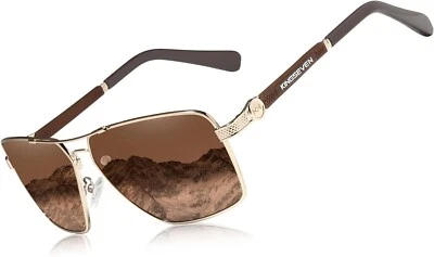 Gafas de sol KINGSEVEN polarizadas de aluminio para hombre cuadradas piloto UV 400 ENVÍO A EE. UU. Foto 1 de 3
