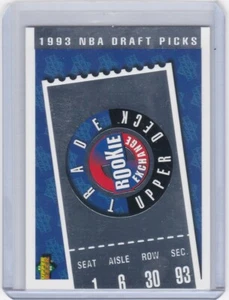 1993 NBA DRAFT PICKS UPPER DECK BASKETBALL ROOKIE EXCHANGE Card Unpunched - Picture 1 of 2