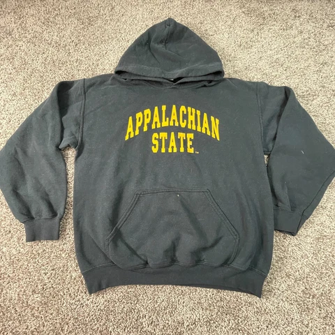 Appalachian STATE MOUNTAINEERS Sweater Adult Medium Black Sweatshirt Mens * Cover