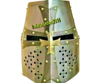 Medieval Knight Templar Sugar Loaf Helmet Wearable Halloween Costume Helmet - Picture 1 of 2