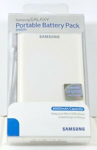 New Samsung Galaxy BP6000 Portable Battery Pack 6000mAh capacity EB-PG900BWUSTA