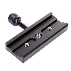 120mm Arca-Swiss Quick Release Plate with QR Clamp Adapter with 3/8" 1/4" Scr... - Picture 1 of 7