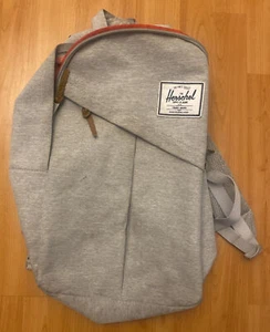 Herschel Supply Parker Backpack Black/Gray Diagonal Zipper - Picture 1 of 6