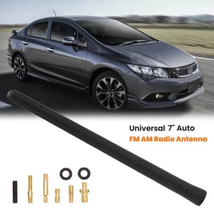 Mástil de antena aérea de radio corto de 7" recepción AM/FM negro para Honda Civic - Imagen 1 de 17
