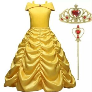 Costume Princesse Disney Déguisement la belle et la bete enfant toute taille 