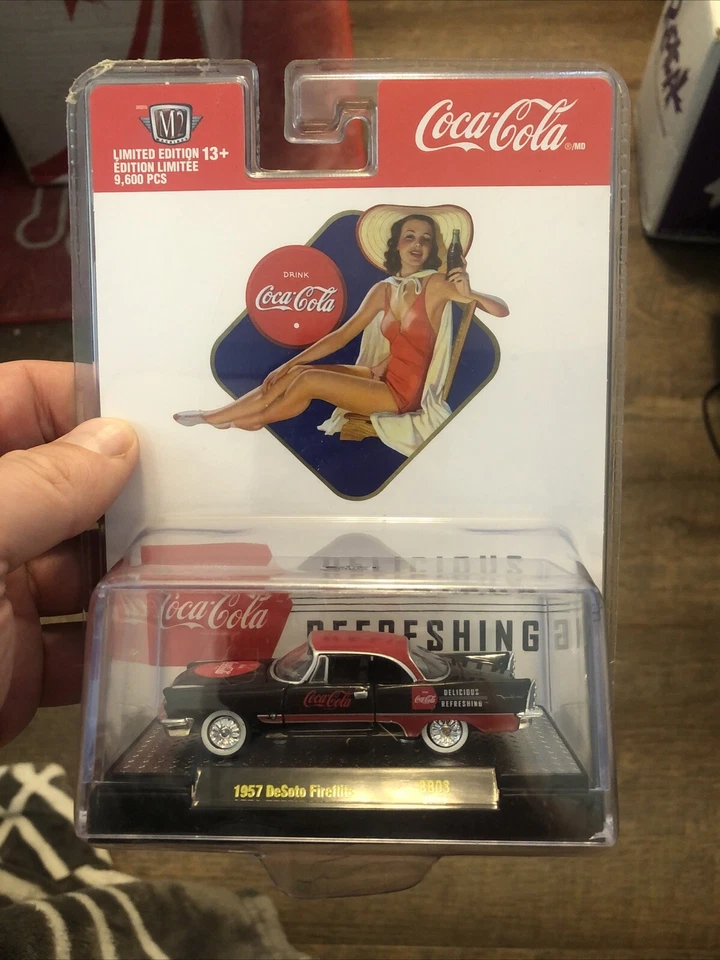 M2 Machines 1:64 Coca-Cola Set of 3 Diecast Vehicles - 52500-RW03