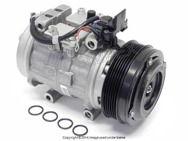 Mercedes w124 REBUILT A/C Compressor w/Clutch DENSO OEM +1 YEAR WARRANTY - Image 1 of 1