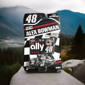 NASCAR AUTHENTICS.. ALEX BOWMAN.. 2021 WAVE 11.. ALLY CAR NUMERO 48..SCALA 1:64 - Foto 1 di 3