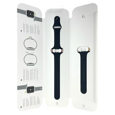 Apple iWatch 42mm 44mm 45mm 49mm 1 2 3 4 5 6 7 8 9 SE Ultra 2 Sport Band - Black - Image 1 of 4