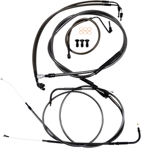 LA Choppers LA-8050KT-19M Cable/Brake Line Kit 08-09 Harley  Road Glide EFI FLTR - Picture 1 of 1