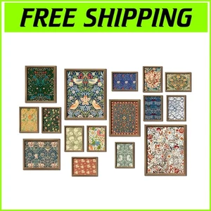 Charming William Morris 16 PCS Wall Art Decor - Perfect Gift for All Occasions - Picture 1 of 9