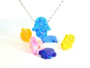 Special Shape Japan Lab Created Aurora Opal Synthetic Bead With Full Hole - Picture 1 of 32
