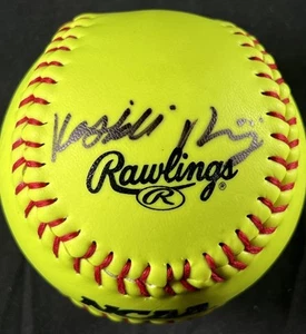 Kasidi Pickering Oklahoma Sooners Softball Signed Ball WCWS National Champion - Picture 1 of 3