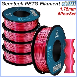 5kg Geeetech PETG 3D Drucker Filament 1.75mm 1kg/rolle Metallic-Rosa Langlebig - Zdjęcie 1 z 13