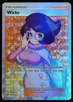 Wicke #147 NM Trainer Pokemon Card - Image 1 of 3