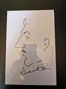 Vincent Price Hand-Signed Autograph & Doodle - Rare Collectible - Picture 1 of 4