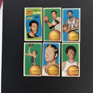 1970-71 Topps Basketball Tall Boy Lot Of 6-Hawkins ,Van Arsdale’s(19) FREE SHIP - Picture 1 of 1