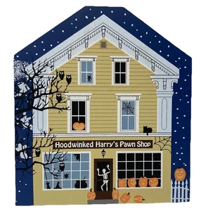 The Cat’s Meow “Hoodwinked Harry’s Pawn Shop” Halloween Shelf Sitter VTG - Picture 1 of 4