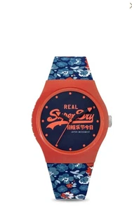 Superdry Urban Floral Analog Watch with Rubber Strap - Picture 1 of 5