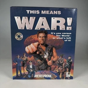 This Means War Gioco CD per PC Versione Big Box. Microprose 1996 ottime condizioni - spedizione gratuita - Foto 1 di 9