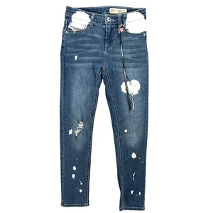 Diesel Kids Jeans Girls 10 Super Slim Skinny Gruppen Stretch Distressed Grunge - Picture 1 of 12