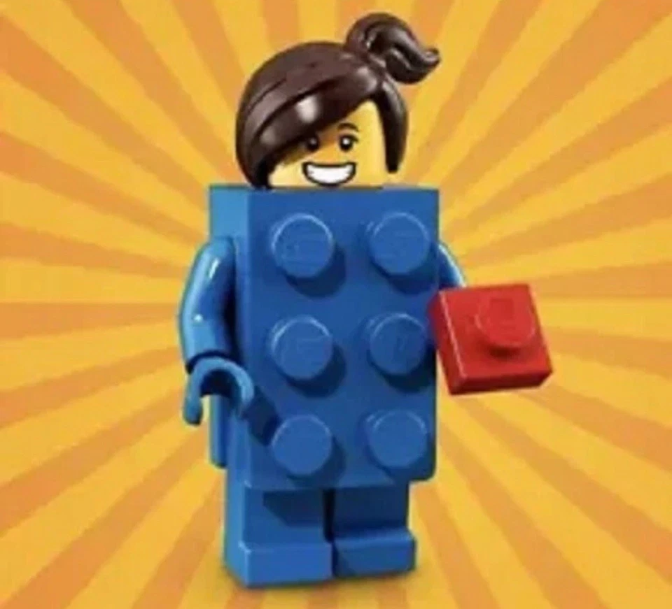 Lego Series 18 Collectible Minifigure 71021 - Brick Suit Girl NEW Open To Verify - Image 1 of 1