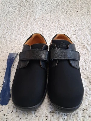 Dr Comfort 4910 Women's 10 XW Black Leather Adjustable Strap Walking Shoes New - Image 1 of 4