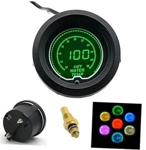 Kit Misuratore Temperatura Acqua Display LED Nero 7 Colori 100~300°F Fahrenheit  - Foto 1 di 7