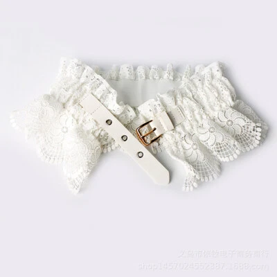 Women Elastic Dress Belt Lace Floral Cinch Corset Stretch Wide Waistband New - Image 1 of 4