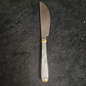 Reed & Barton Stainless with Gold Golden Woodbridge Master Butter Knife - Picture 1 of 5