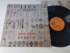 Luca Carboni Persone Silenziose RCA 1989 PL-74310 - LP Vinyl 12" VG/VG Am - Picture 1 of 7