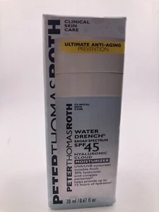 Peter Thomas Roth WATER DRENCH SPF 45 Hyaluronic Cloud Moisturizer 0.67 oz 11/25