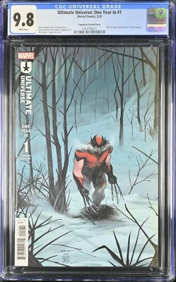 Ultimate Universe: One Year In #1 CGC 9.8 2025 Marvel Comics Cappuccio Variant - Image 1 of 2