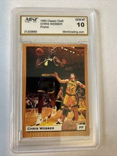Chris Webber 1993 Classic Draft National Sports Convention Promo Card MINT 10
