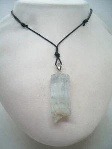 Colgante de Oro Blanco 18KT (750) Con Aguamarina Natural - Colgante, Piedra - Imagen 1 de 10