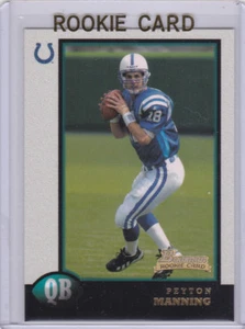 PEYTON MANNING ROOKIE CARD 1998 Bowman ROOKIE CARD Colts Football $$ BRONCOS! - Picture 1 of 2