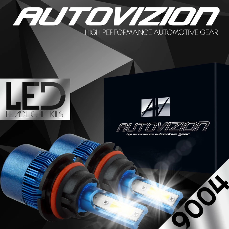 自动 LED HID 车头灯套件 9004 HB1 6000K 适用于 1995 - 1997 起亚 Sportage — 第 1/1 张图片