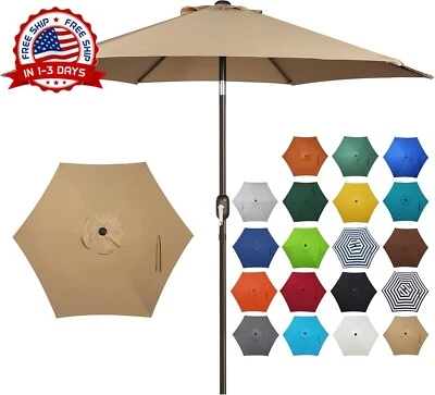 Sombrilla Para Patio Jardín Sombrilla Playa De Exterior Nueva Foto 1 de 4