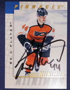 1997-98 Be A Player Autographs #144 Janne Niinimaa - Picture 1 of 2