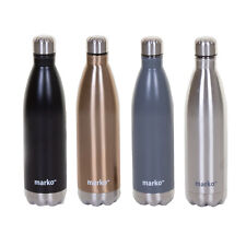 STAINLESS STEEL WATER BOTTLE DRINK 750ML VACUUM HOT COLD DRINK INSULATED THERMOS