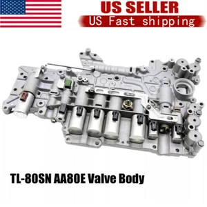 TL-80SN AA80E Transmission Valve Body w/ Solenoids For Cadillac CTS 3.6L 14-17 - Foto 1 di 14