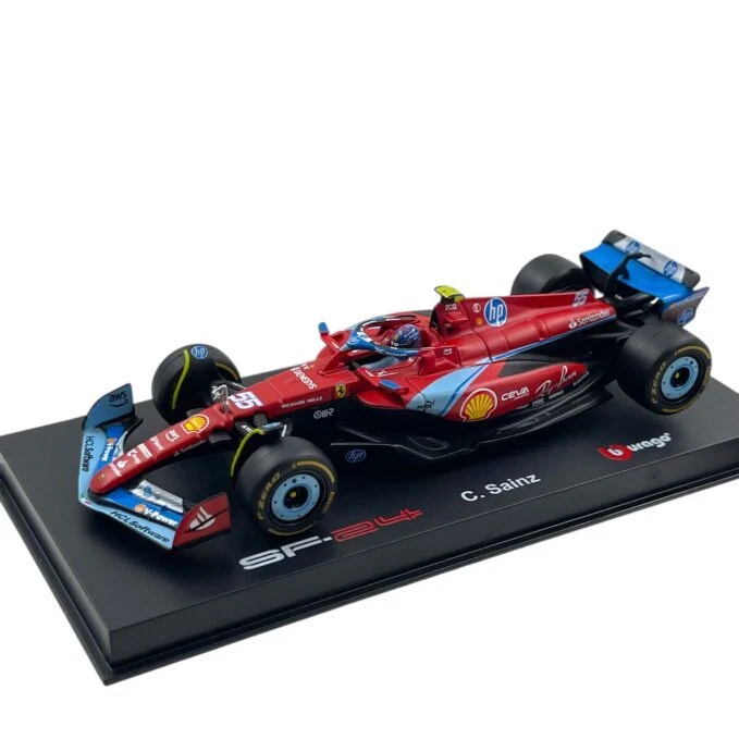 Modellino F1 Bburago 1/43 Signature Ferrari SF-24 C. Sainz #55 Miami GP 2024