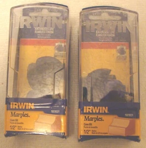 2 Irwin Tools Marples Cove Bit 1/2" 1901001 New Old Stock NOS - Picture 1 of 2