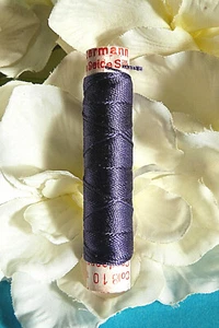 1328B / Superb Coil Drawstring Silk Gutermann " Violet " N° 810 - Picture 1 of 2