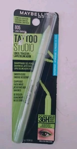 NEW Maybelline Limited Ed. Tattoo Studio LINER 36H Gel Pencil Lime Smash Green - Picture 1 of 3