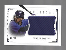 Dexter Fowler 2016 National Treasures Colossal Materials Jumbo Relics 8/10 ⚾