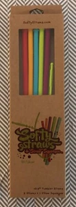 Pajitas de vaso Softly Straws 10,5 - 5 pajitas - con escobilla de limpieza - Imagen 1 de 2