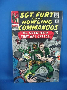 SGT FURY 33 VF+ 1966 MARVEL WAR - Imagen 1 de 2